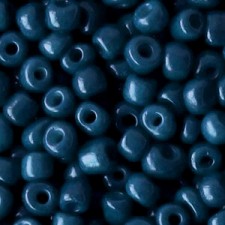 Seed beads 6/0 (4mm) Oxford blue